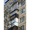 Балкон  панорамний "до підлоги"